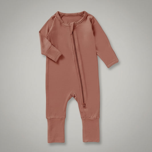 BLUSH DUSTY PINK BAMBOO BABY GIRL BOY PYJAMAS SLEEPWEAR