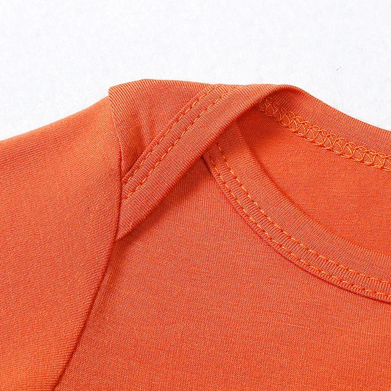 Bamboo Fiber Baby Girl Clothes Solid Color Short Sleeve Baby Clothing Boy Bodysuits Summer Infatn Clothing 0-24 Months